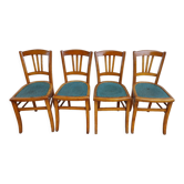 4 Mado wooden chairs, bistro