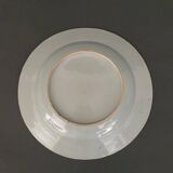 Flat plate in Imari porcelain Japan 19th century floral decoration