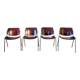 Suite de 4 chaise DSC 106 de Giancarlo Piretti pour Castelli, 1965