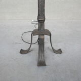 Brutalist Iron Belgium Mid-Century Floor Lamp