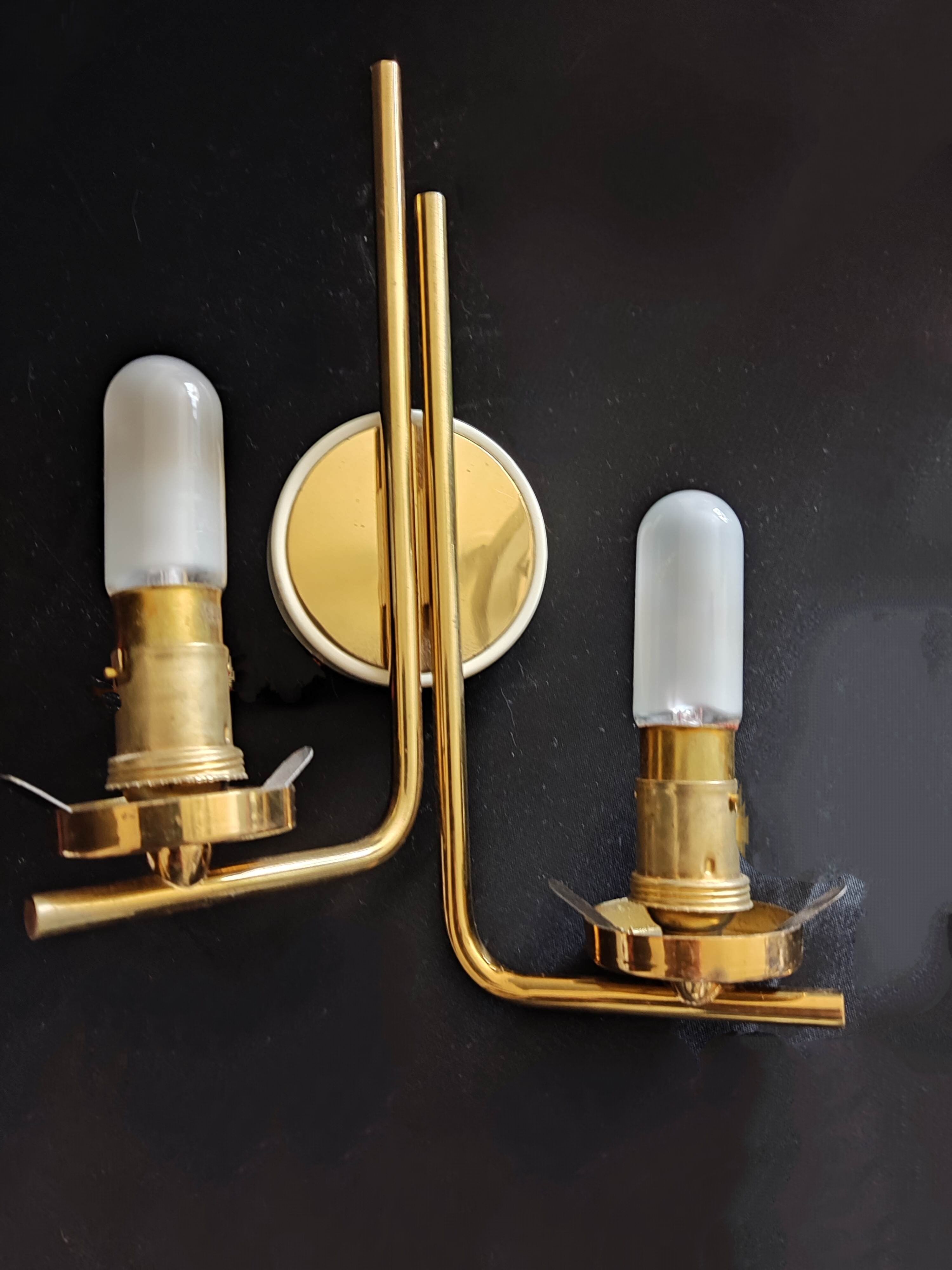 Pair of wall sconces