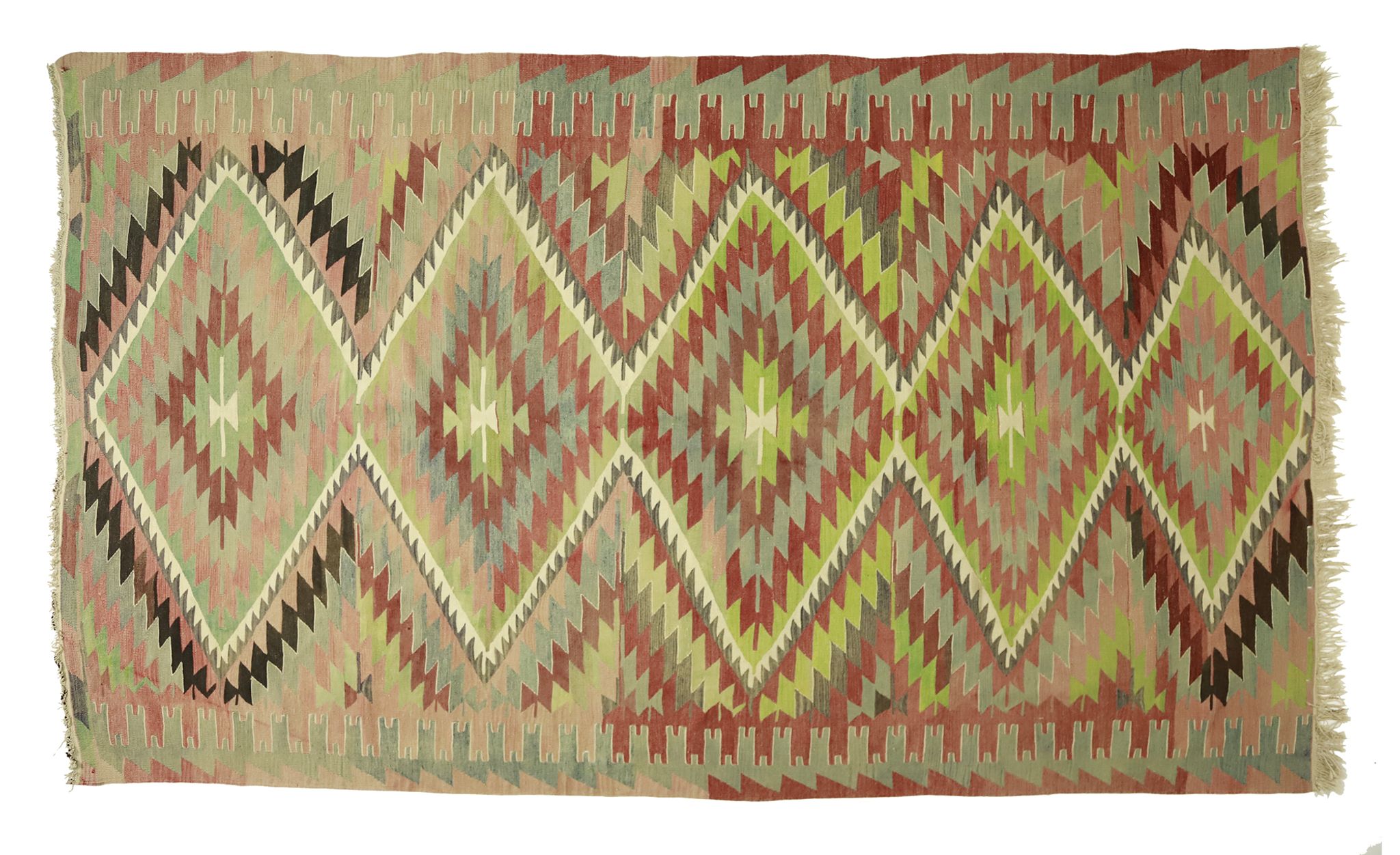 Tapis kilim artisanal anatolien 314 cm x 185 cm