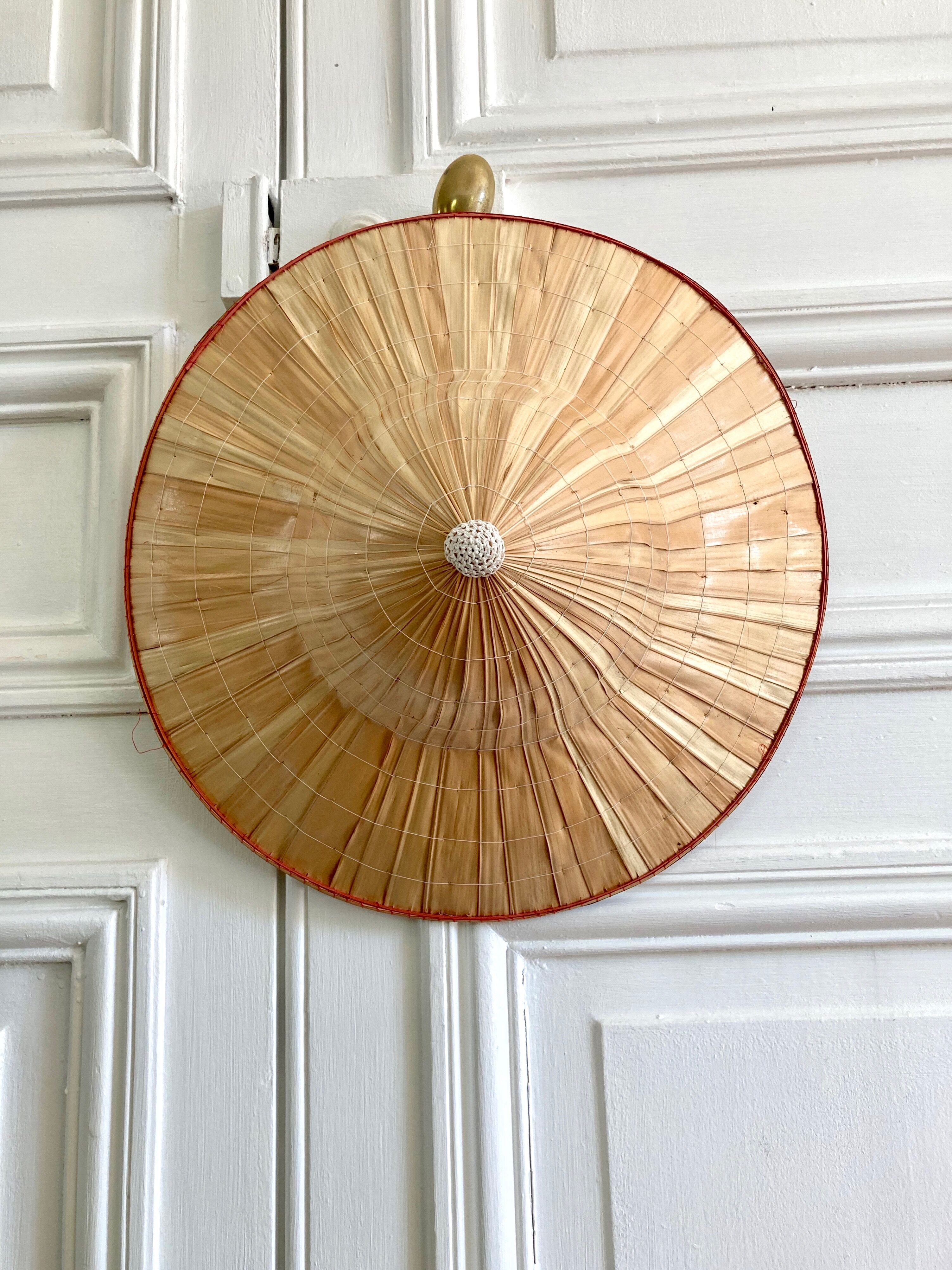 Braided hat wall decoration