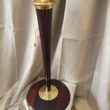 Mazda wood and metal desk lamp