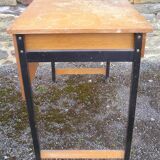 Wood and metal desk from the 60s/70s