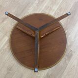 Scandinavian coffee table vintage round tripod