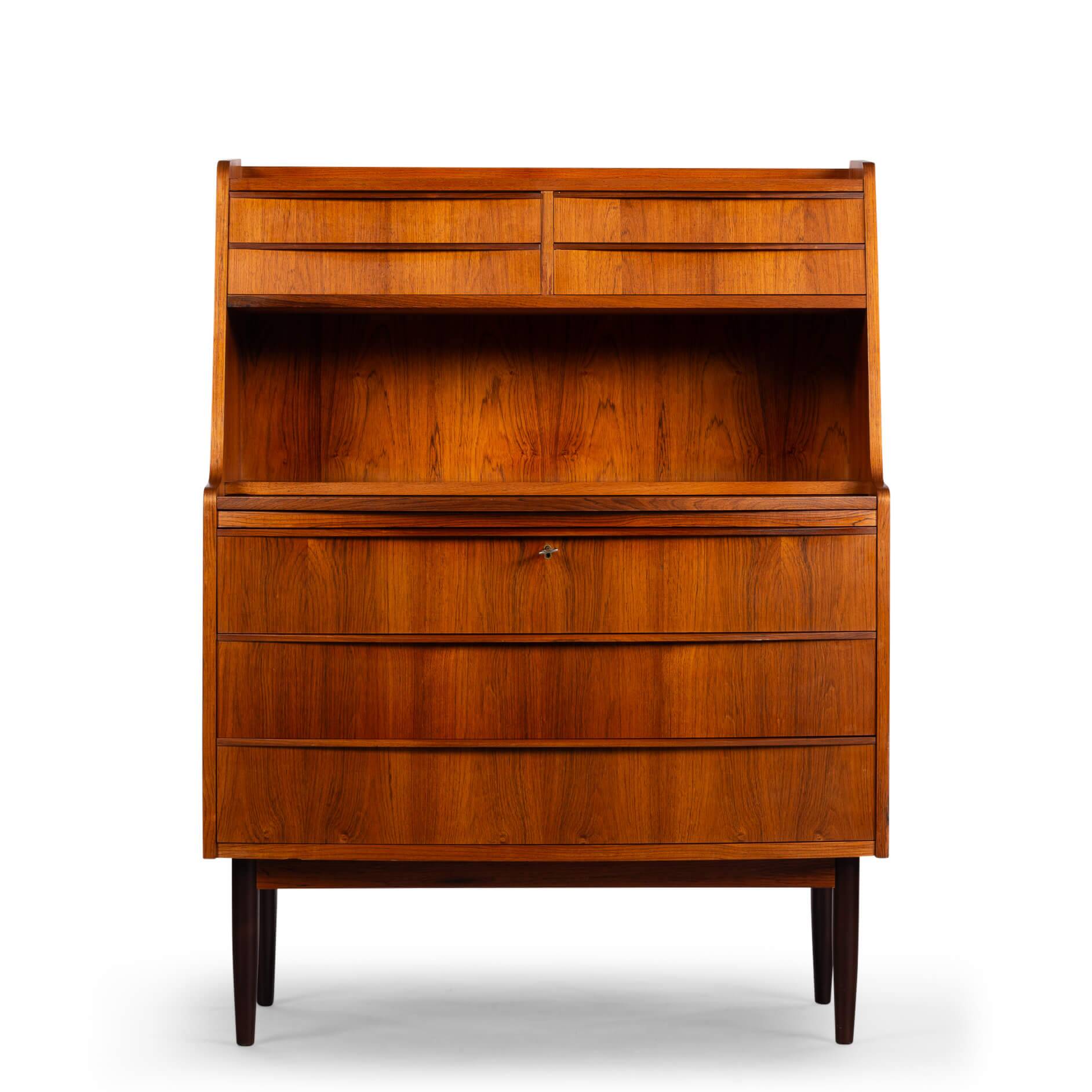 Danish Design Rosewood Secretaire, 1960s