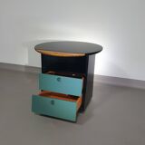 Ensemble Giorgetti 1990 par Umberto Asnago / tables de chevet / tables d'appoint