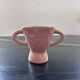 Artisanal pink vase