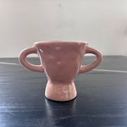 Vase artisanal rose