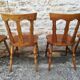 Chaises de bistrot  vintage