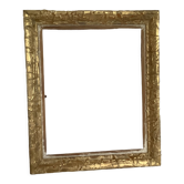 Gilded wooden frame without glass