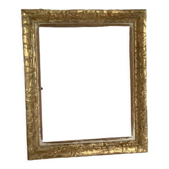 Gilded wooden frame without glass