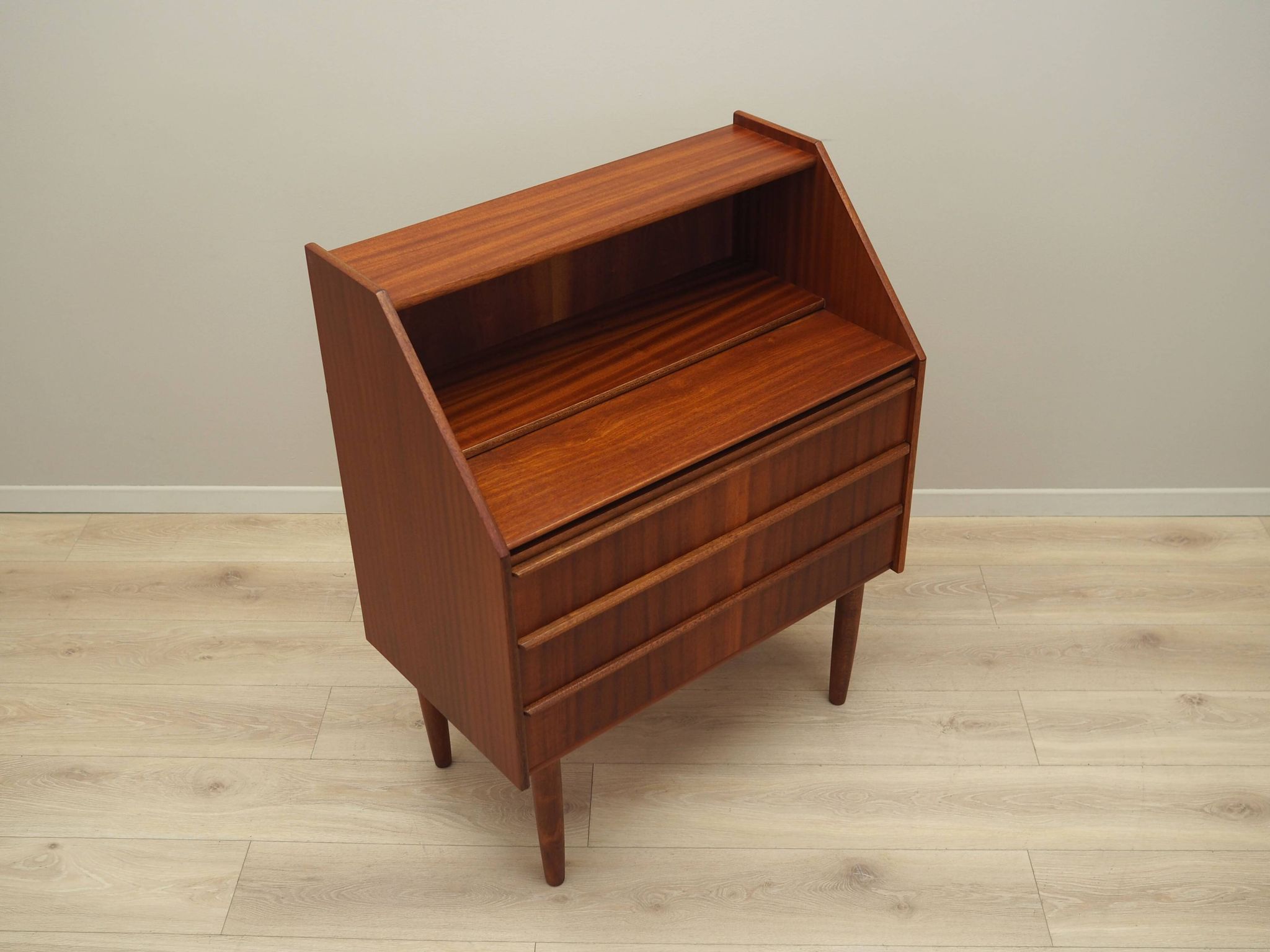 Mahogany secretary, Danish design, 1960s, manufacturer: Hanbjerg Møbelfabrik