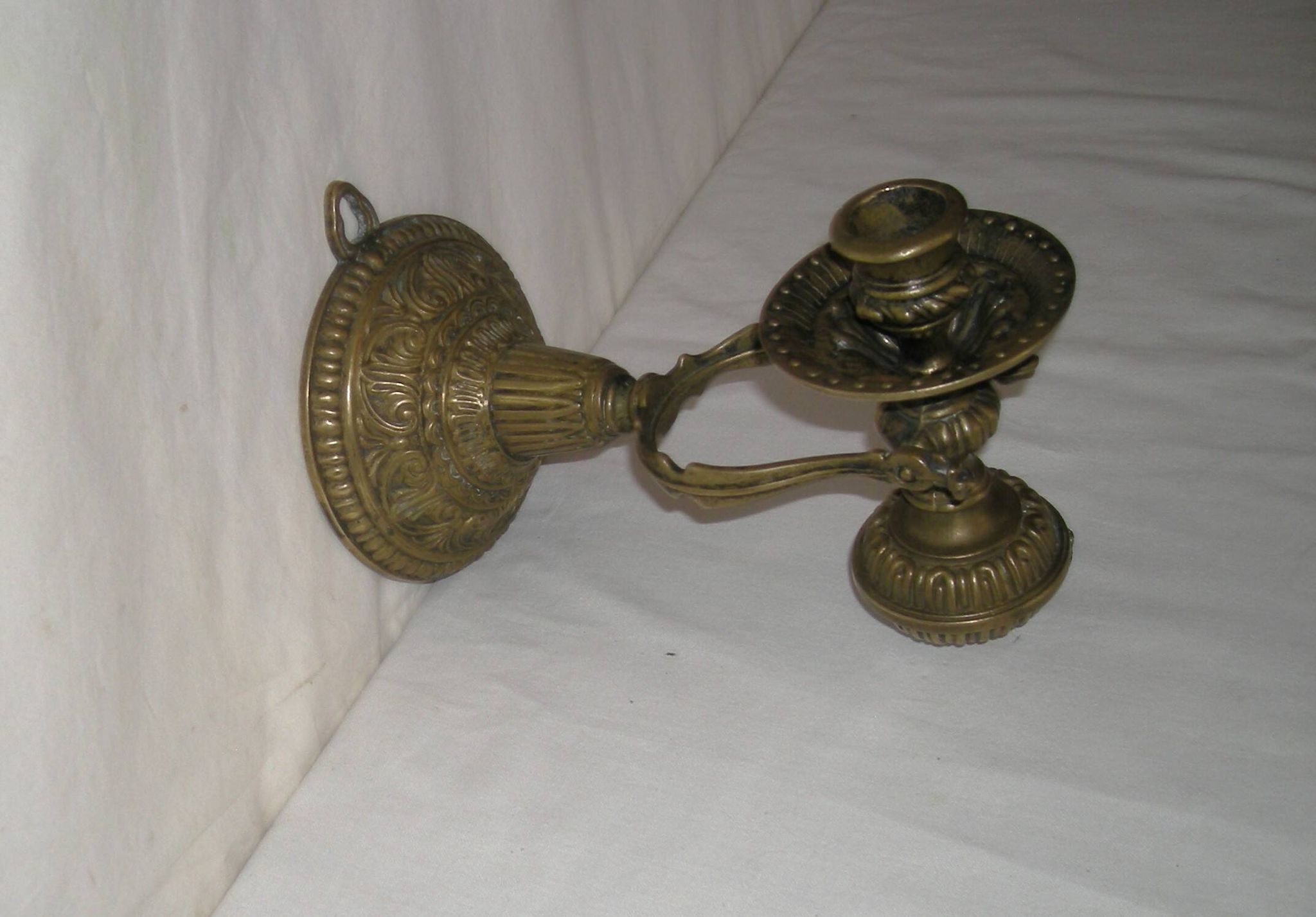 Applique bougeoir en bronze style maritime