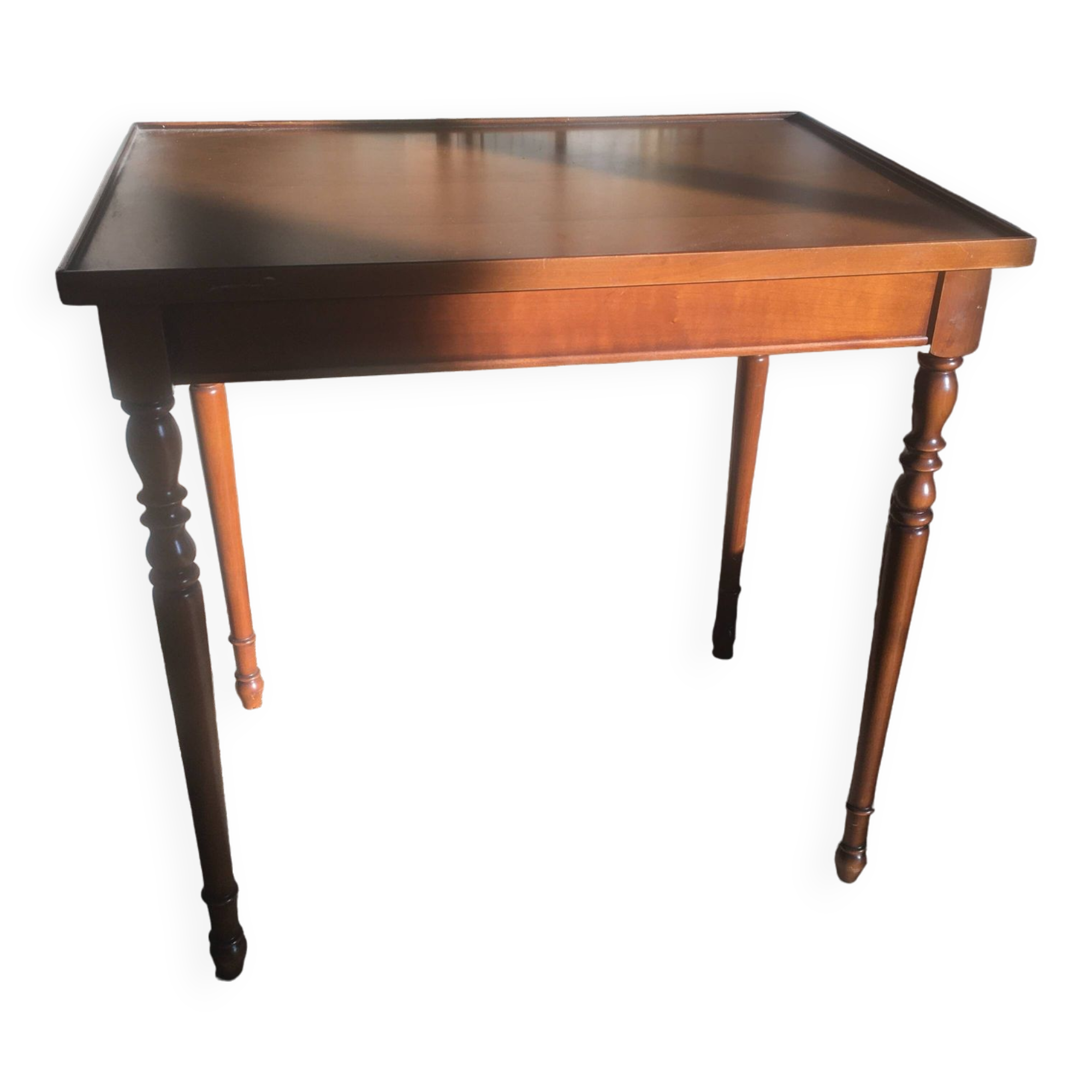 Cherry wood side table from the 60s/70s.