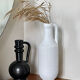 Papier-mâché style vase
