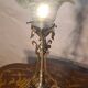 brass rocking lamp with art nouveau glass tulip loeste 34x15