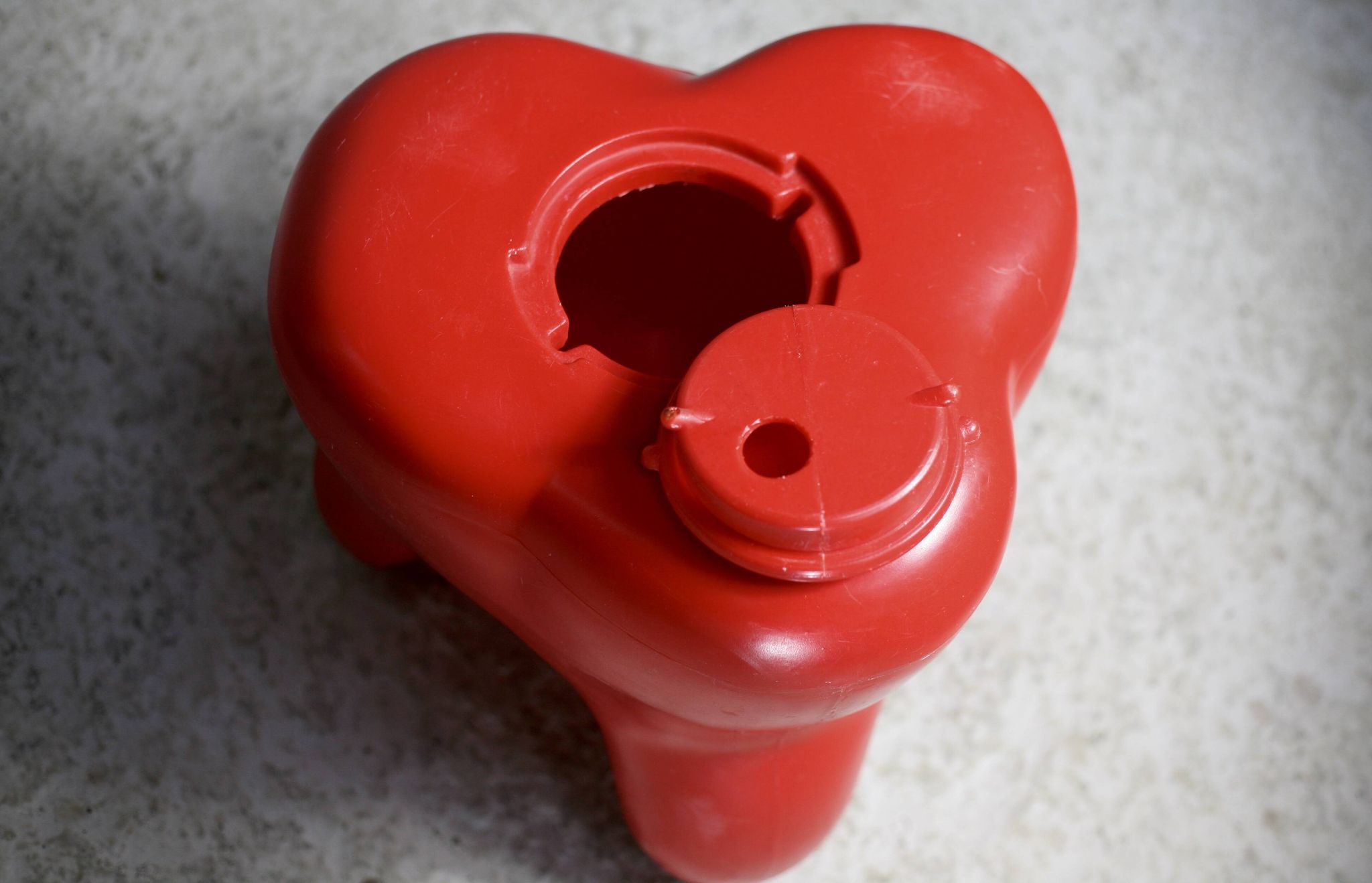 Tabouret "dent". Vintage. Plastique.
