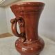 Vintage Kichevo Pottery Vase: Yugoslavian Brown Glazed Earthenware Decor