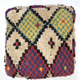 Moroccan kilim pouf