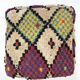 Moroccan kilim pouf