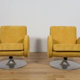 Mid-Century Swivel Armchairs, Denmark, 1960s, Set of 2