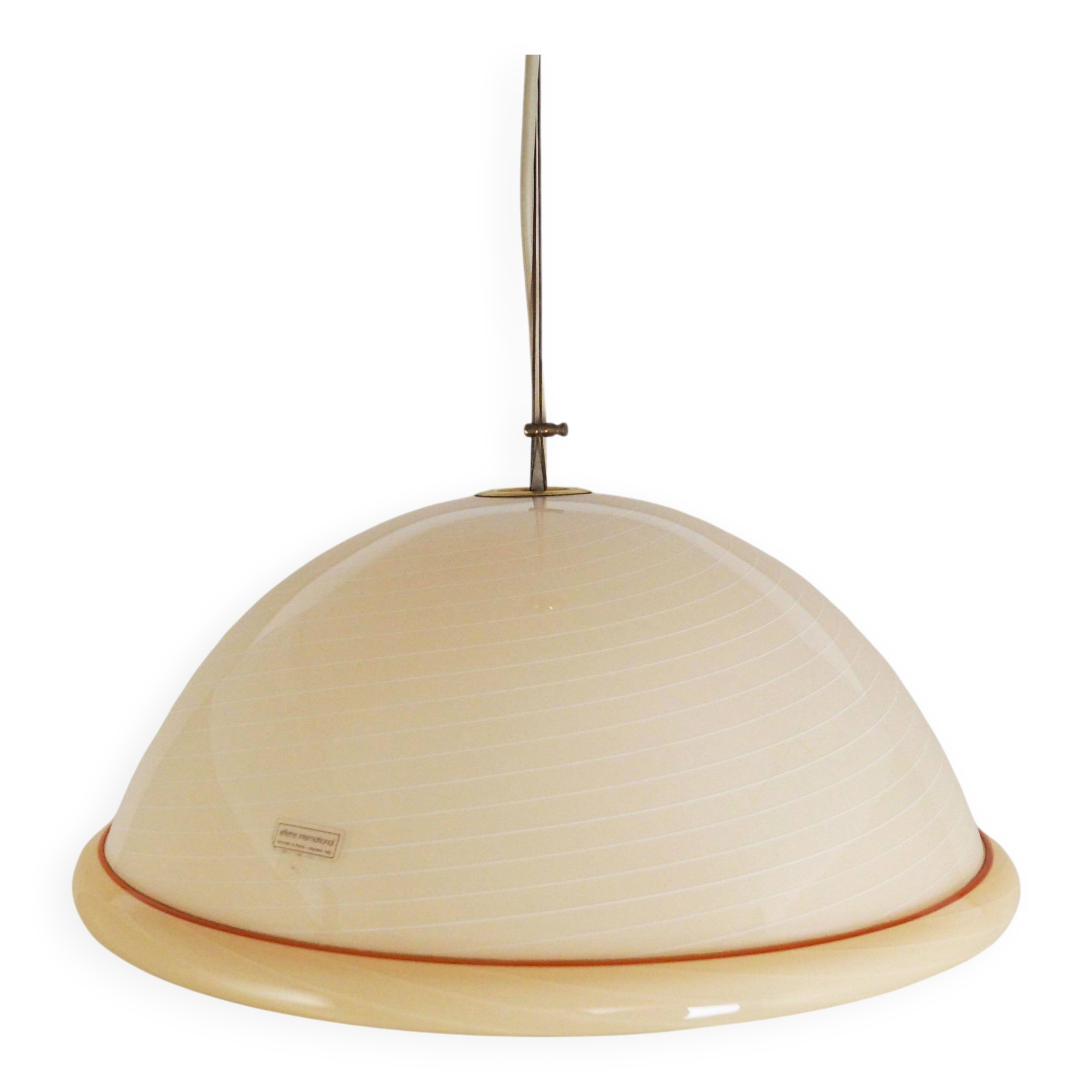 Pendant lamp, Murano glass, Italian design, 1970s, production: Italy