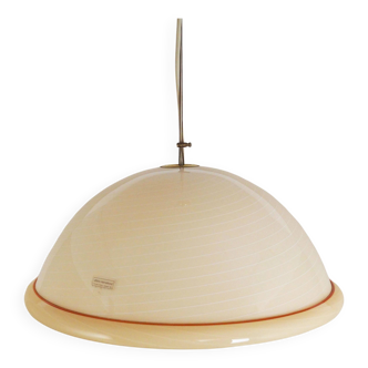 Suspension, verre de Murano, design italien, années 1970, production : Italie
