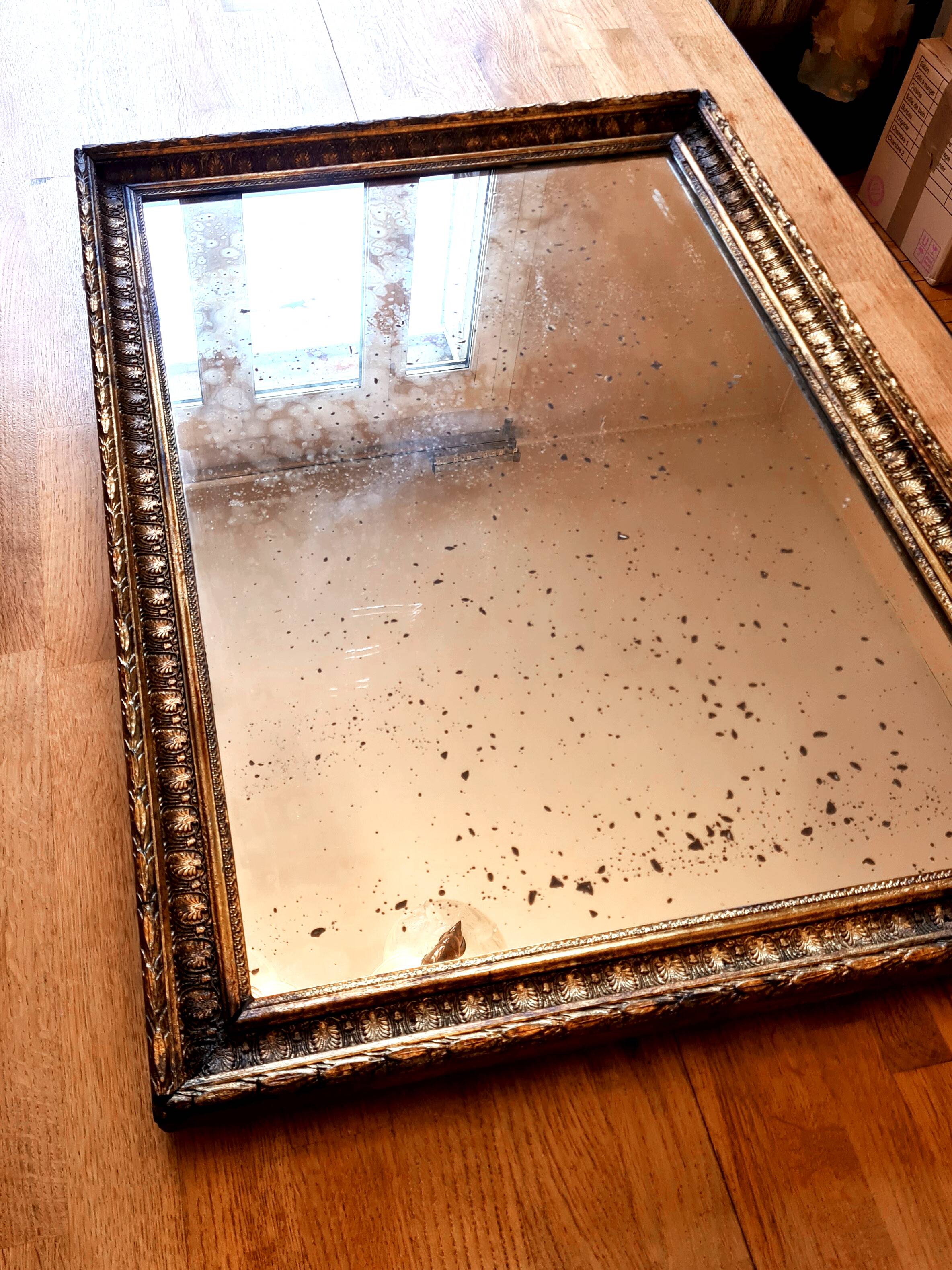 Antique mirror "Honoré" – Palmette decoration