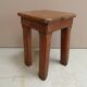 Industrial wooden side table