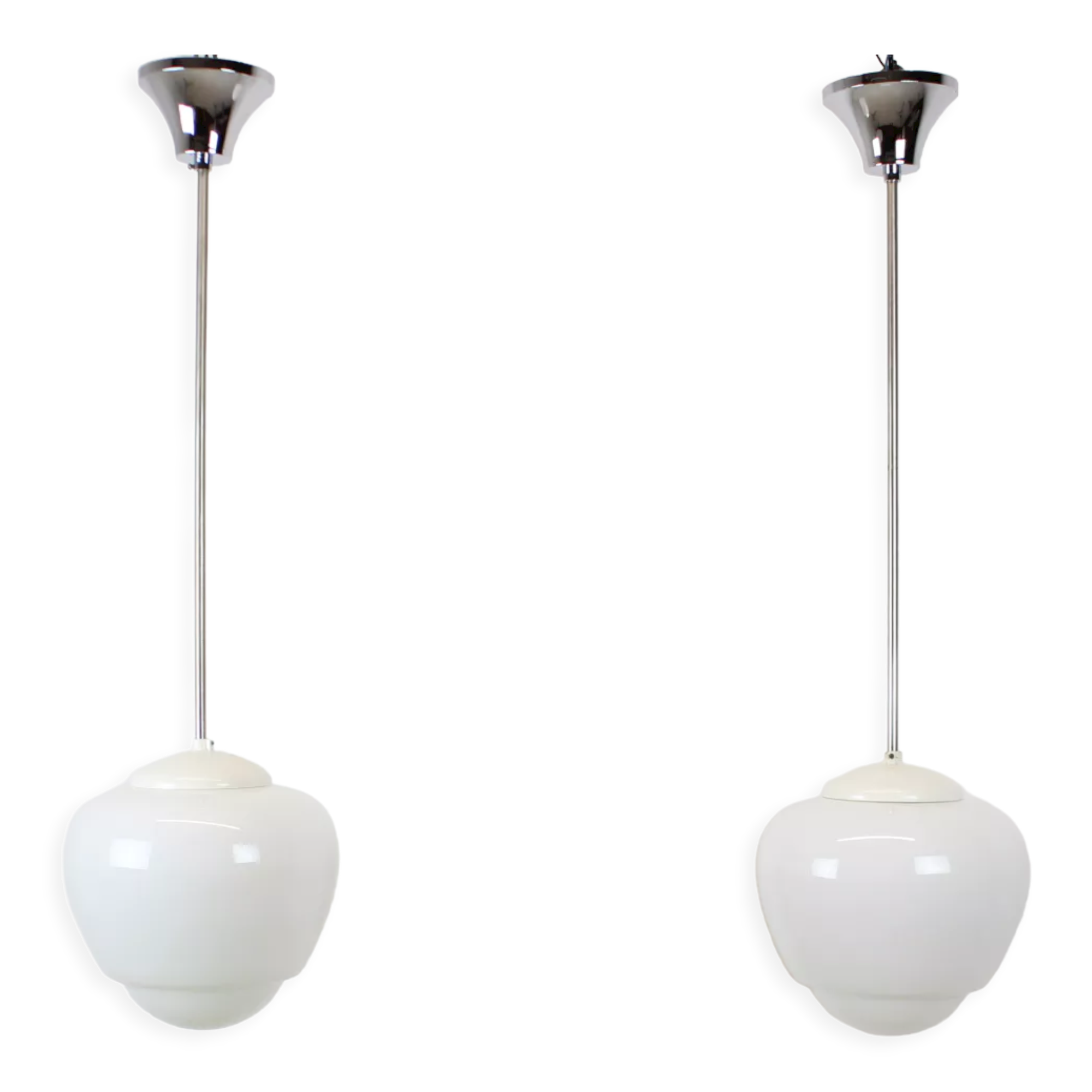 Mid-century pendants, czechoslovakia, 1960s