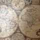 Vintage planisphere frame reproduction 17th century