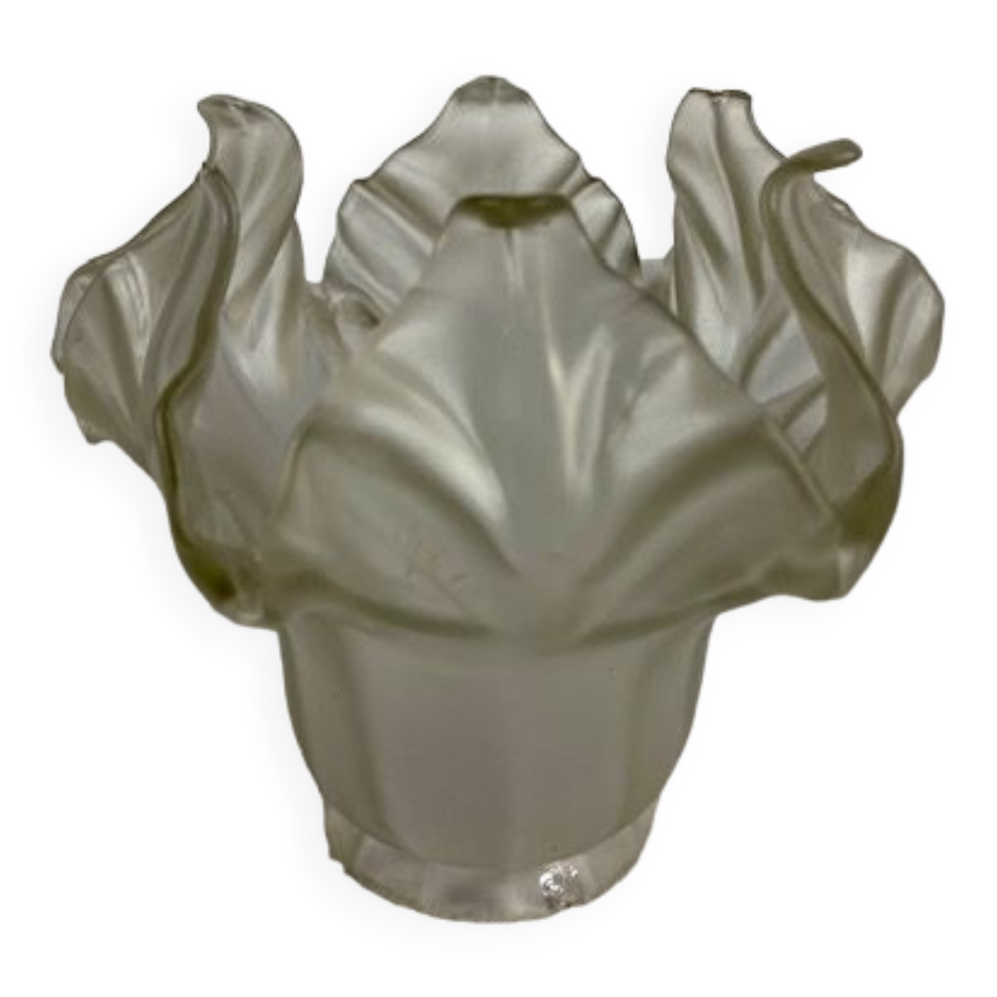 Frosted white glass lampshade