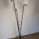 Tripod floor lamp in tubular metal - 1950s