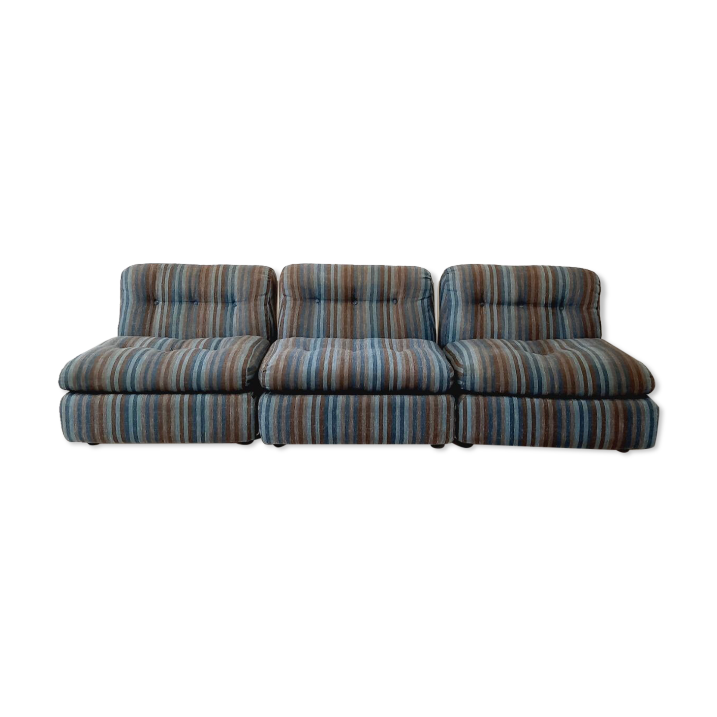 Three vintage armchairs, model Amanta Design Mario Bellini for C & B.