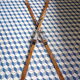 Pair of old wooden skis 197 cm
