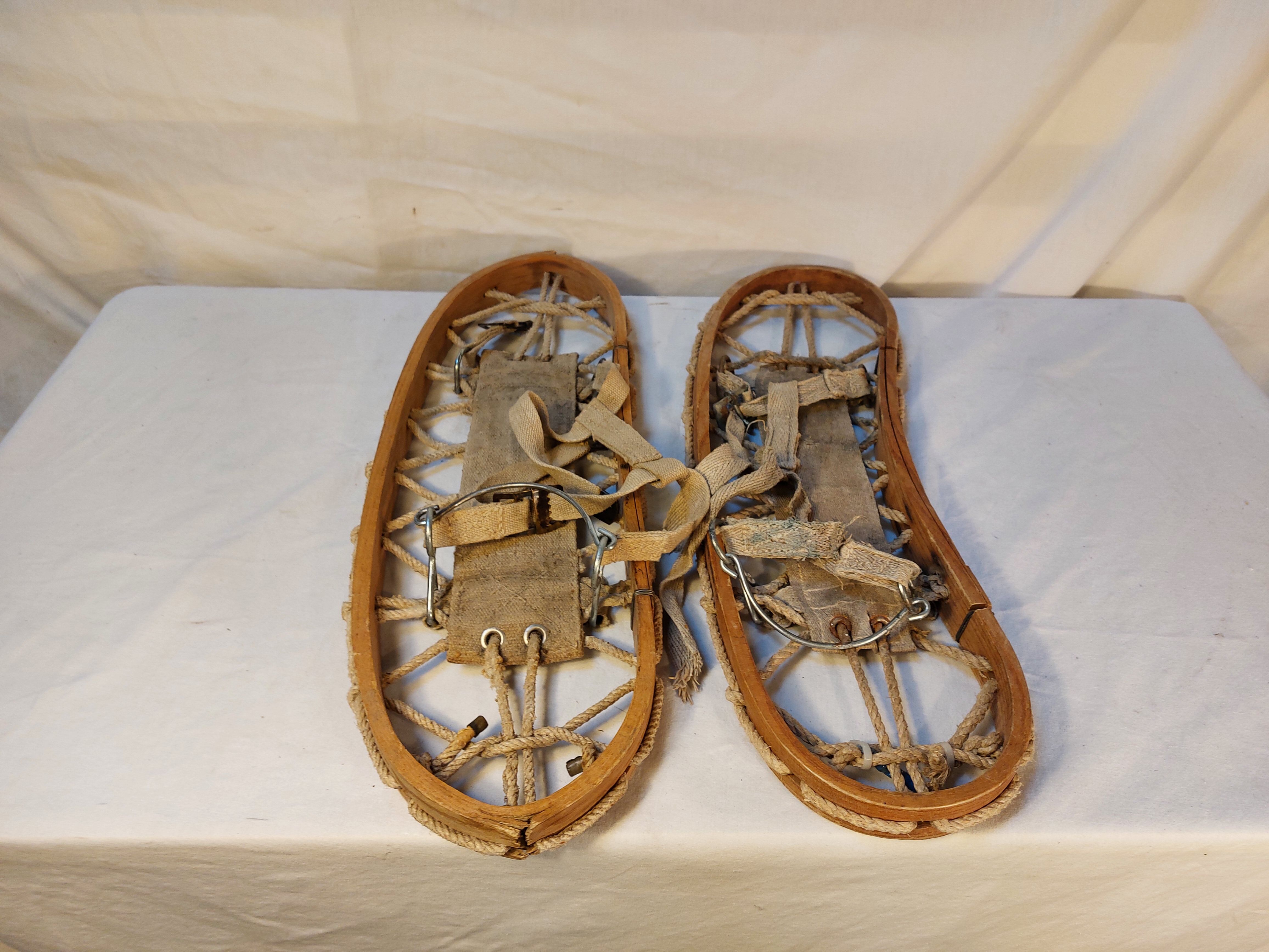 Pair of old snowshoes