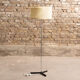 Floor lamp with sliding lampshade, circa 1960