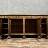 Renaissance style walnut sideboard circa 1950