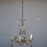 Pampille bronze chandelier and charm