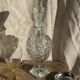 Carafe en verre moulé en forme de raisin H29 D10