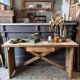 Console made of pine