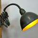 Grey Industrial Scissor Wall Lamp from Elektroinstala, 1960s