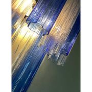 Contemporary Blue Bicolor “Tronchi” Wall Sconce in Venini Style