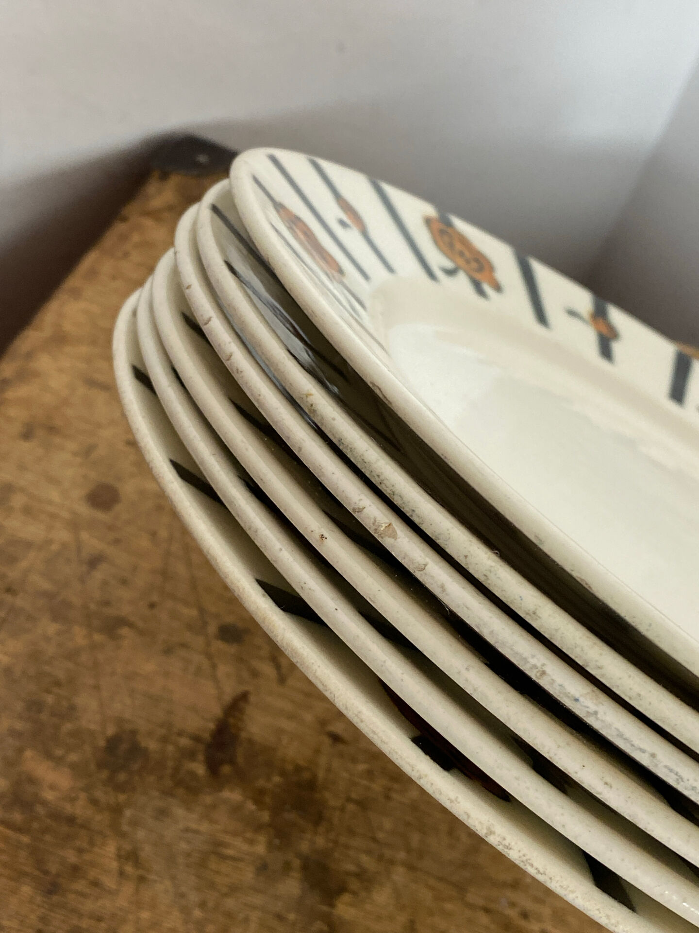 Porcelain plates, Badonviller France
