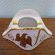 Napoleon bicorne ashtray in luxury porcelain and gilding