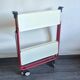 Desserte plainte design Louis Lucien Lepoix vintage 80s