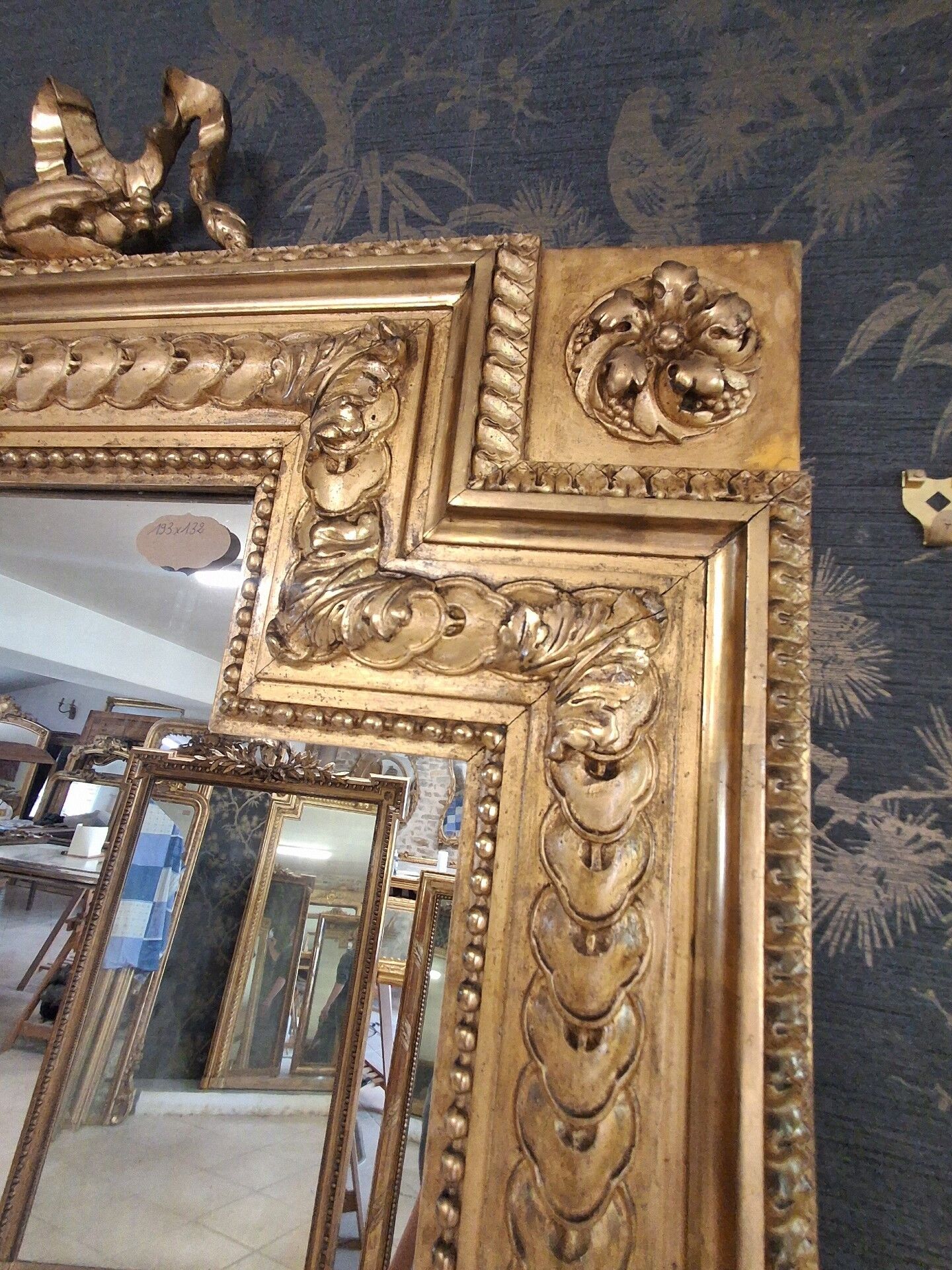Miroir époque XIX 193x132