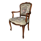 Fauteuil ancien merisier